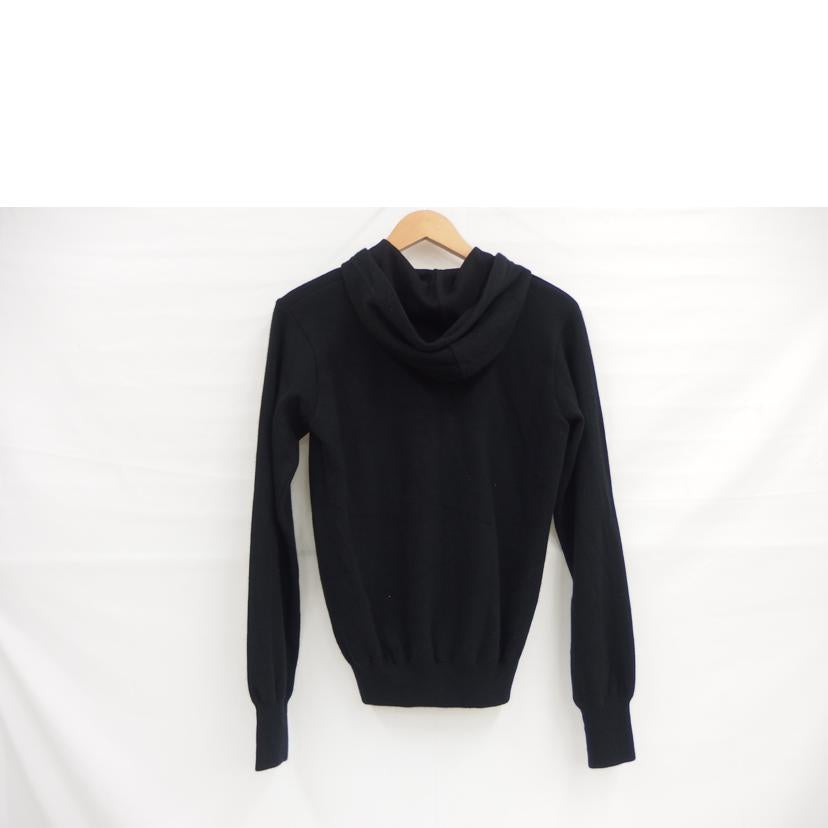 LV ルイヴィトン/LOUIS VUITTON カシミヤ混ジップパーカー/ブラック//Bランク/82