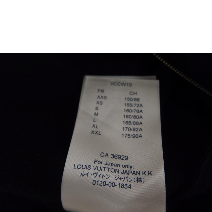 LV ルイヴィトン/LOUIS VUITTON カシミヤ混ジップパーカー/ブラック//Bランク/82