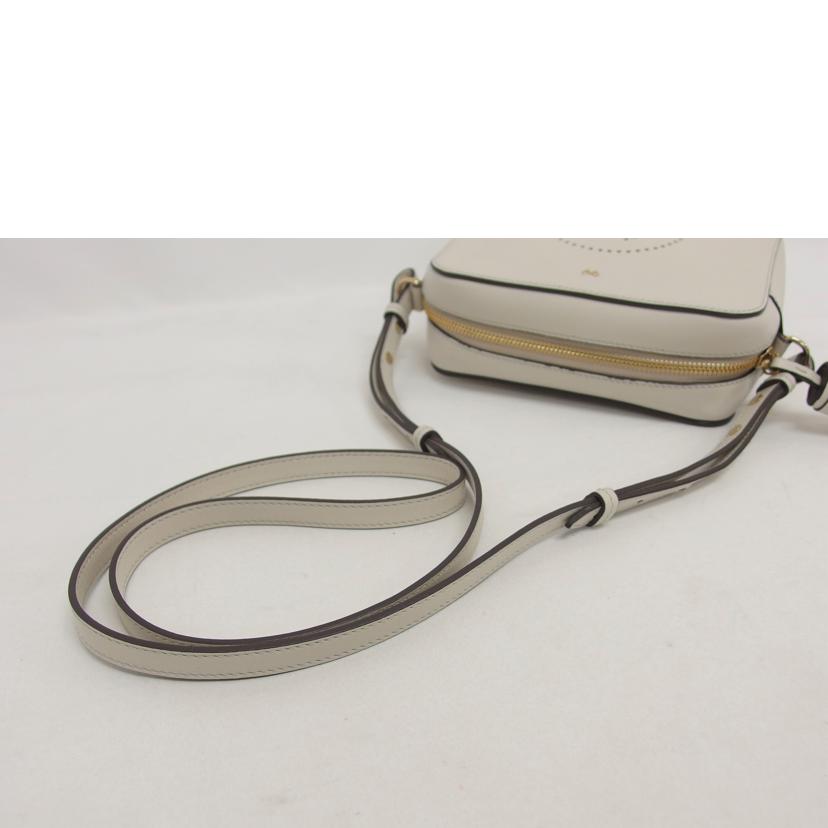 ANYA HINDMARCH アニヤハインドマーチ/スマイルウィンク/レザーショルダーバッグ//Aランク/04