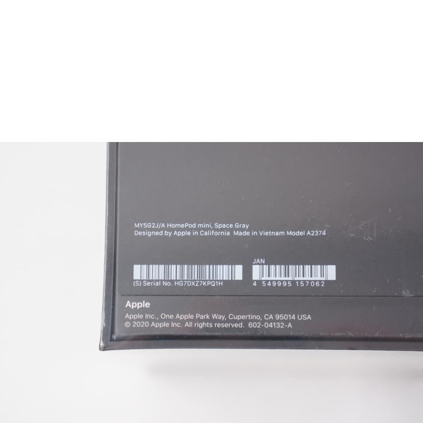 Apple アップル/ホームポッドミニスマートスピーカー/MY5G2J/A//SHG7DXZ7KPQ1H/Aランク/67