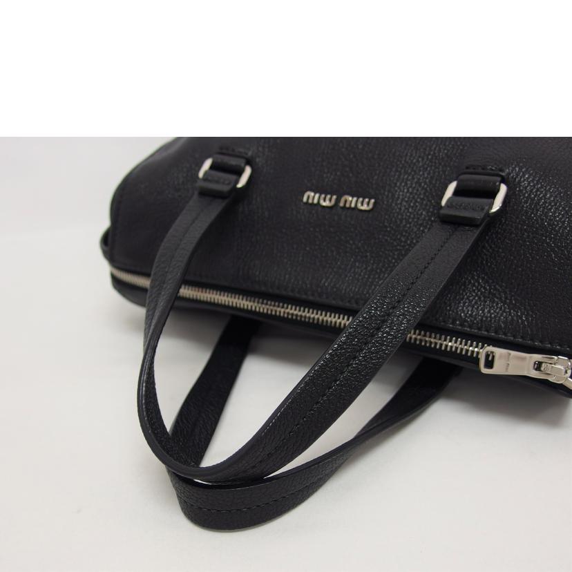 miu miu ミュウミュウ/マドラス/2WAYハンドバッグ/ブラック/5BB006//246/Aランク/04