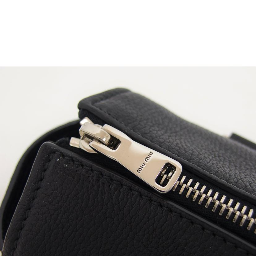 miu miu ミュウミュウ/マドラス/2WAYハンドバッグ/ブラック/5BB006//246/Aランク/04