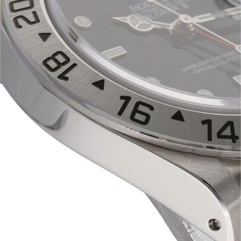 ROLEX ロレックス 腕時計 2000年頃製造 ステンレス 黒文字盤 メンズ 自動巻き/エクスプローラー2・ブラック/P番/16570//P82**********/Aランク/75