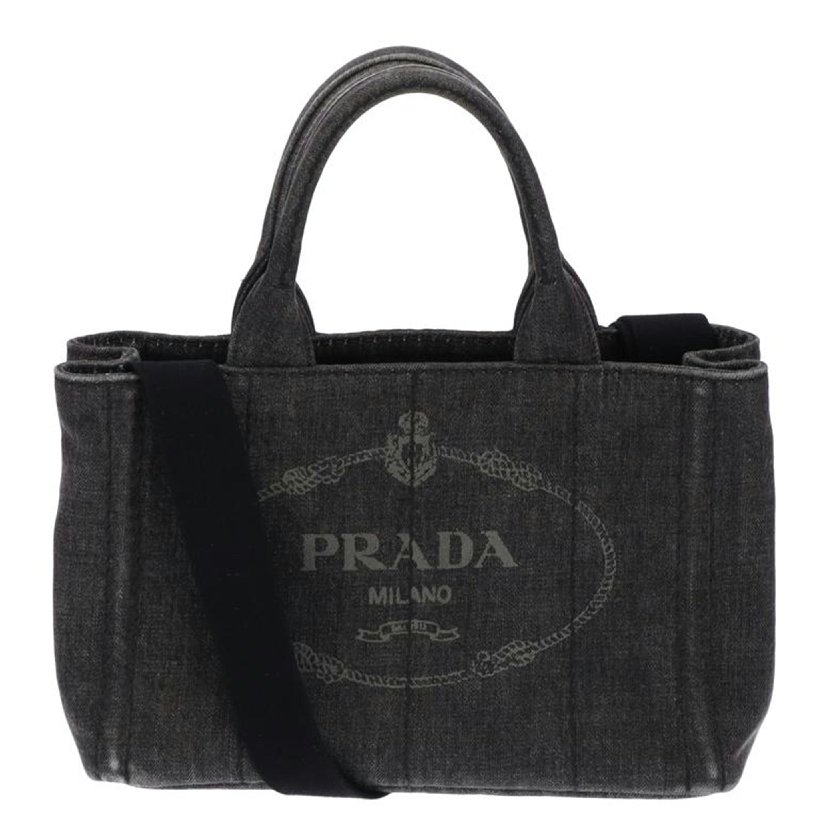 PRADA プラダ/カナパPMトート/グレー系//Bランク/75