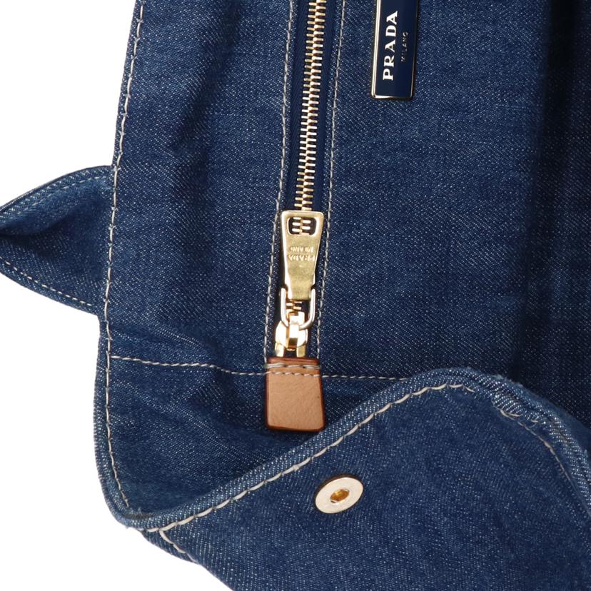 PRADA プラダ/カナパトート/ブルーデニム//ABランク/75