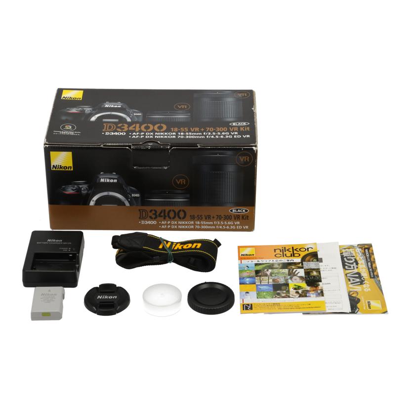 Nikon ニコン/デジタル一眼/D3400 W70300KIT//201468/Aランク/64