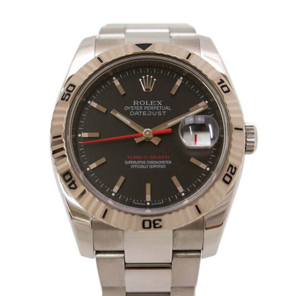 ROLEX ロレックス 腕時計 2006年頃製造 黒文字盤 /デイトジャスト/ターノグラフ/Z番/自動巻き/116264//Z19**********/Aランク/69