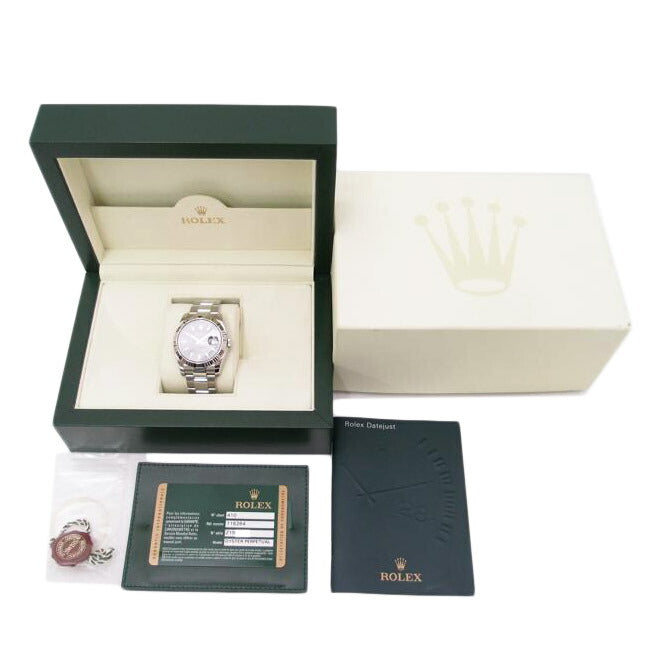 ROLEX ロレックス 腕時計 2006年頃製造 黒文字盤 /デイトジャスト/ターノグラフ/Z番/自動巻き/116264//Z19**********/Aランク/69