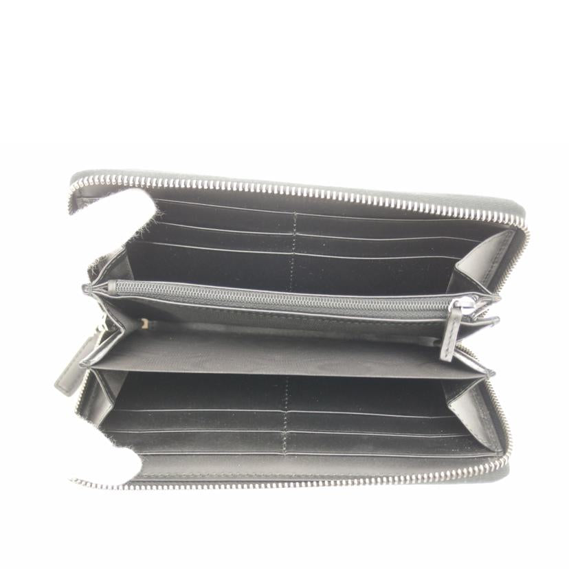 GUCCI グッチ 長財布 ラウンドファスナー 黒 メンズ レディース/アヴェル・シグネチャーレザー・ラウンドジップ長財布/307987//525040/Aランク/69