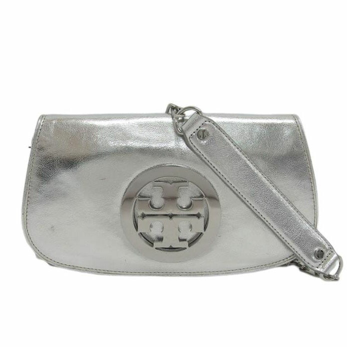 TORY BURCH トリーバーチ/2WAYクラッチ・ショルダーバッグ/シルバー//ABランク/04