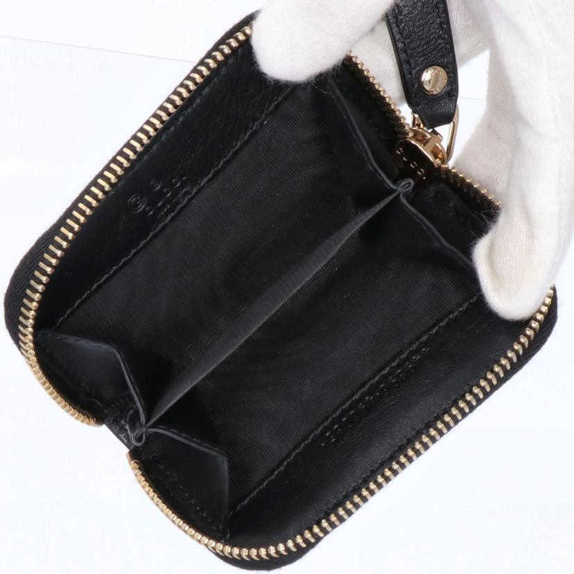 GUCCI グッチ/グッチシマラウンドファスナーコインケース/449896//496085/Aランク/75