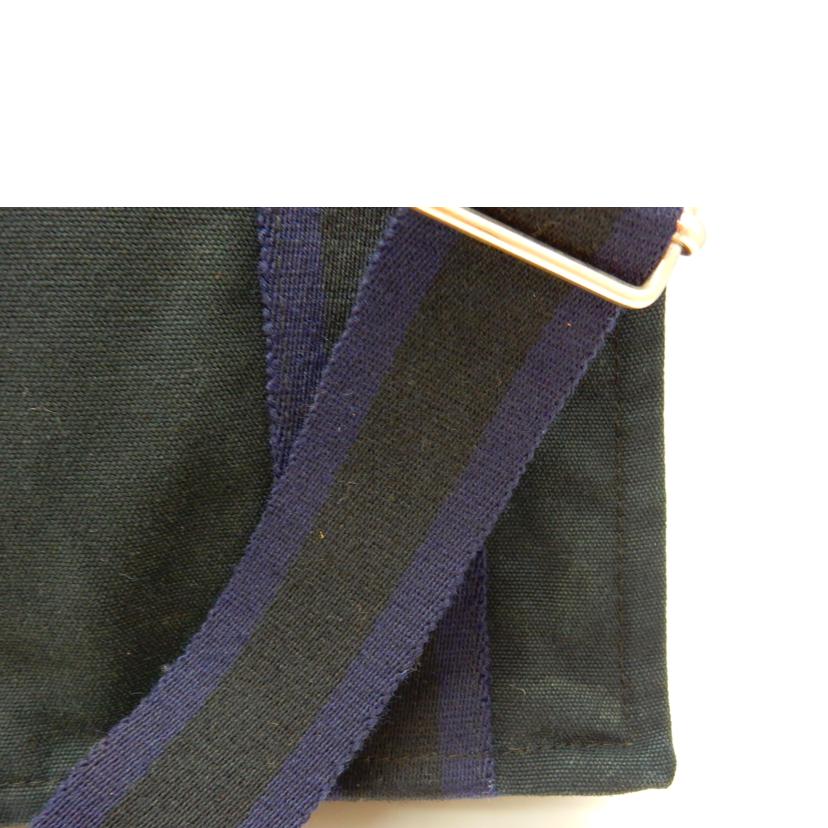 HERMES エルメス/フールテゥバサスMM/キャンバス・ネイビー//Bランク/02