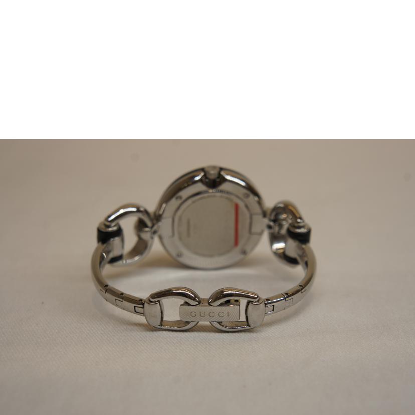 GUCCI グッチ/ブラックバンブーベゼルバングルウォッチ/132.4//140*****/ABランク/92