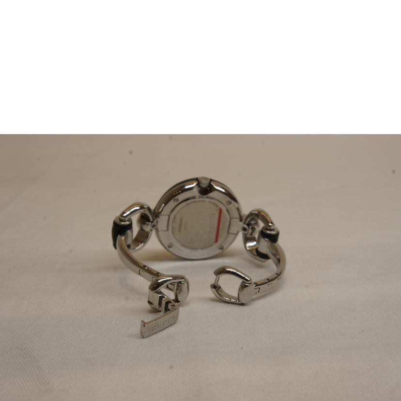 GUCCI グッチ/ブラックバンブーベゼルバングルウォッチ/132.4//140*****/ABランク/92