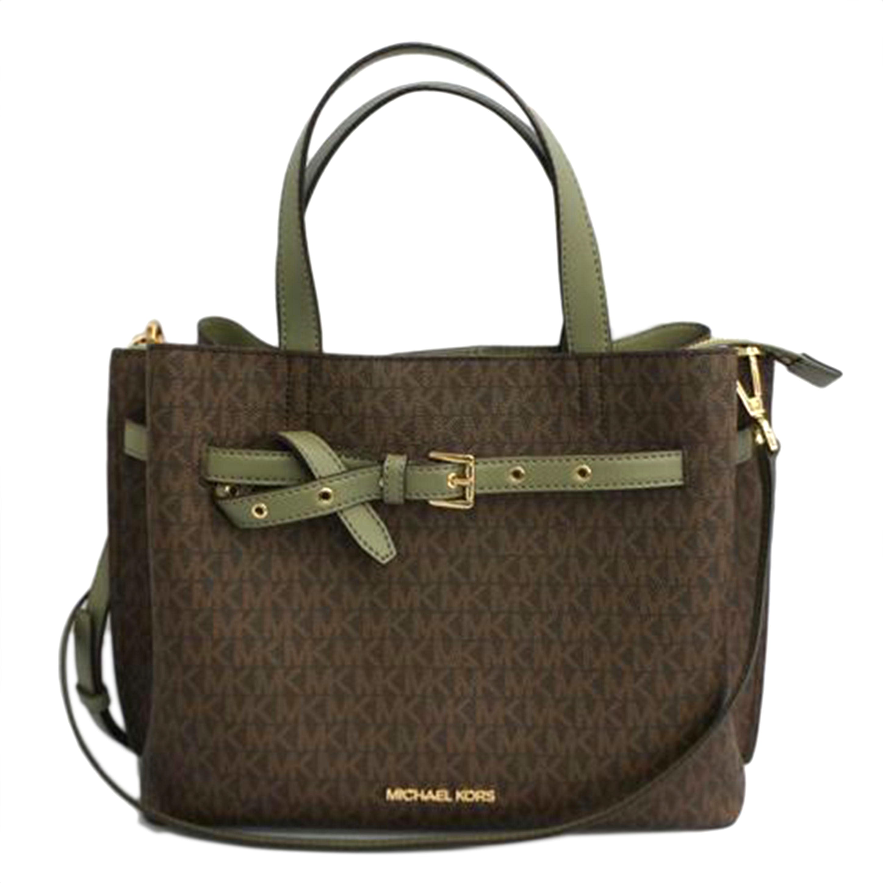 MICHAL KORS マイケルコース/2WAYロゴハンドバッグ エミリオ DBR/35F0GU5S3B//ABランク/07