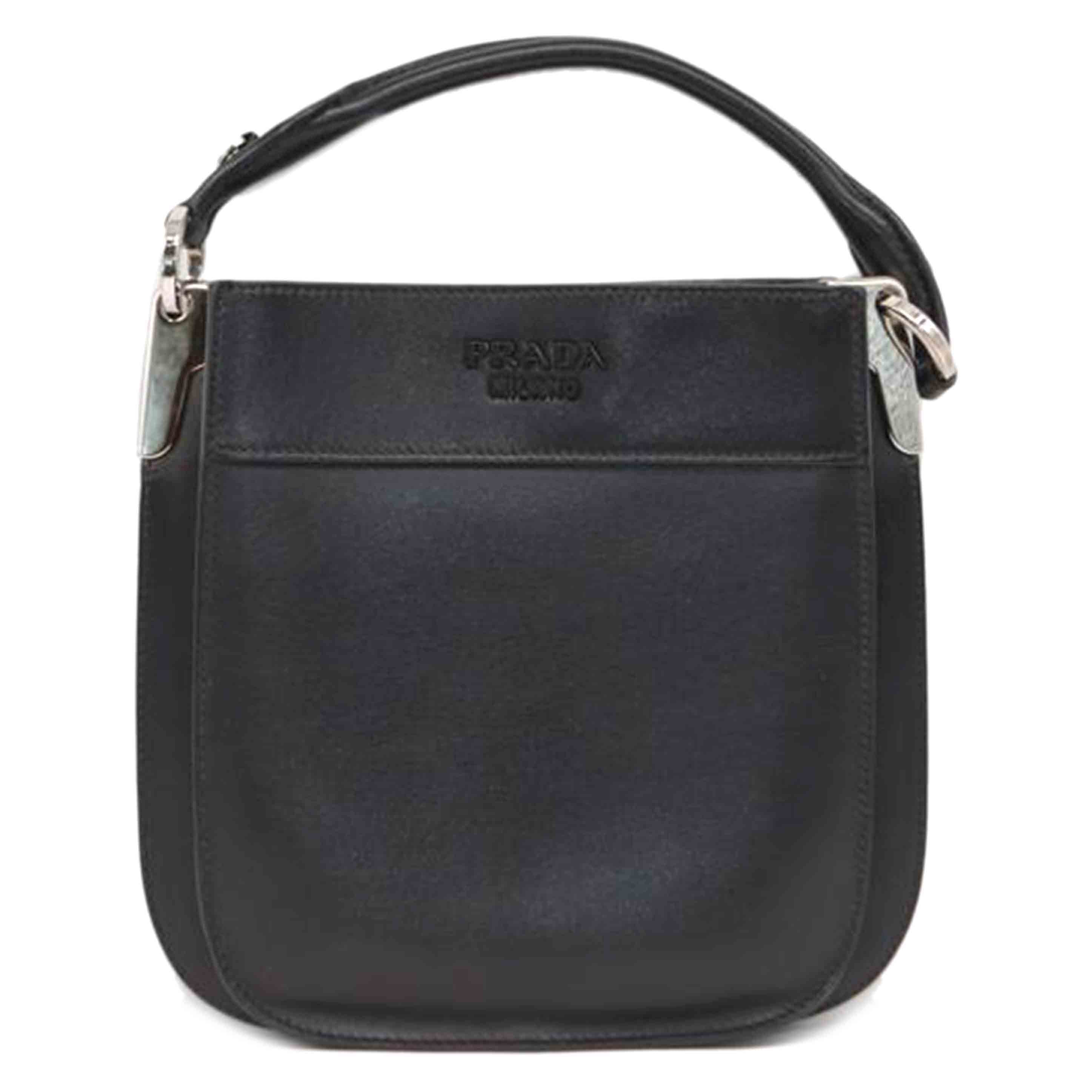 PRADA プラダ/マギットシティカーフ2wayレザーハンド/ネロ/1BC082//131/Aランク/89