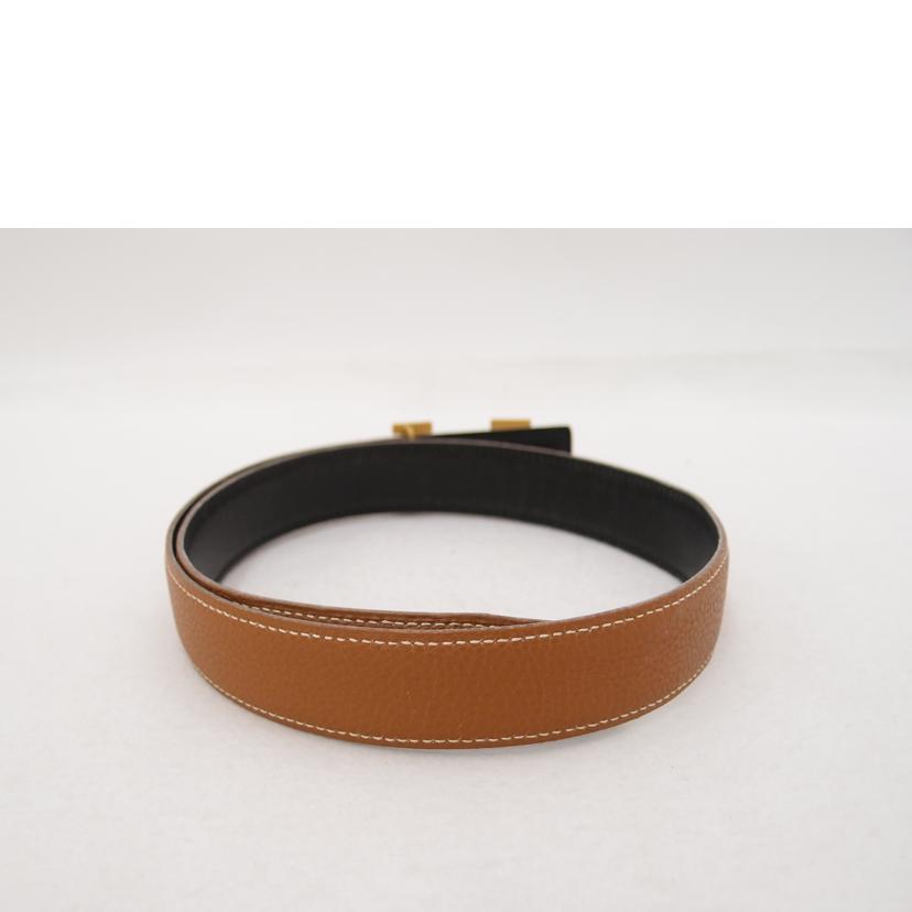 HERMES エルメス ベルト アパレル 服飾雑貨 ゴールド金具 2000年頃製造 レディース/コンスタンスリバーシブルHベルト/W76//□D/ABランク/69