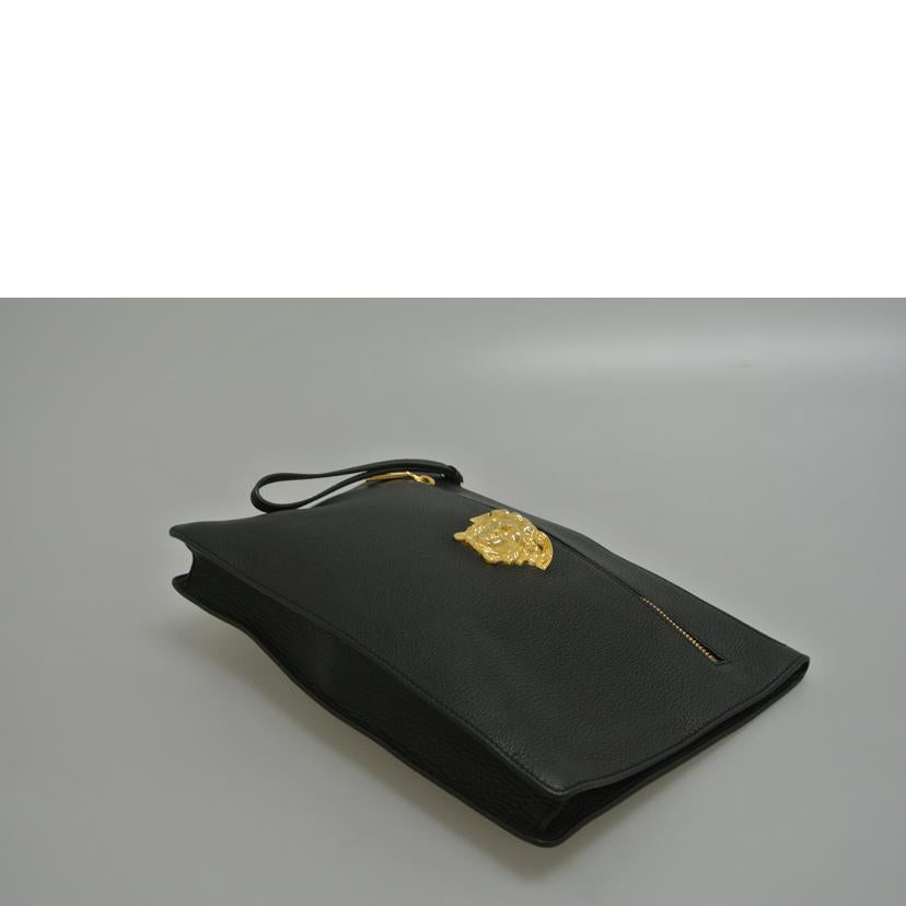 VERSACE ヴェルサーチェ/レザークラッチバッグ 黒//ABランク/87