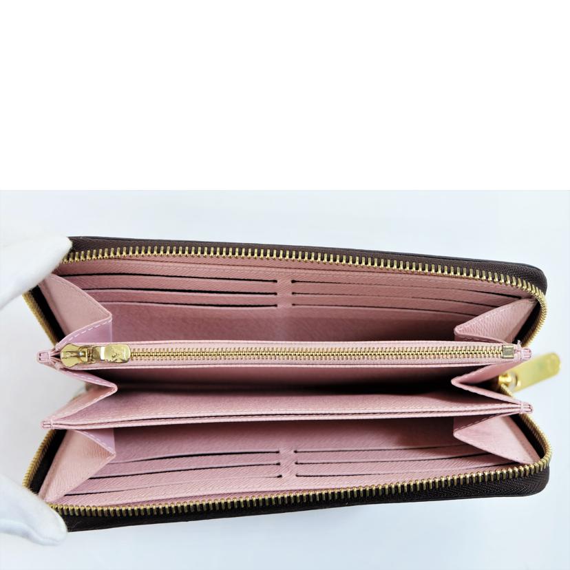 LV ルイヴィトン/ジッピーウォレット/モノグラム/ローズバレリーヌ/M41894//RFI*/Bランク/71