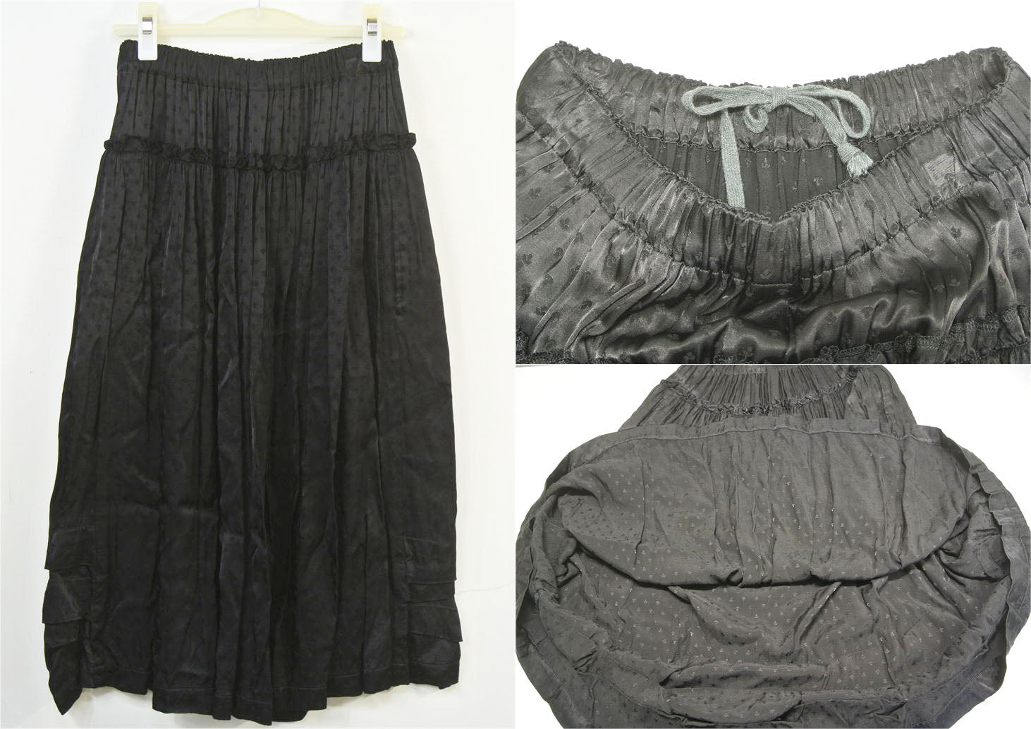 COMME des GARCONS COMME des GARCONS(コムデギャルソン コムデギャルソン)/ギャザースカート/S/ABランク/51