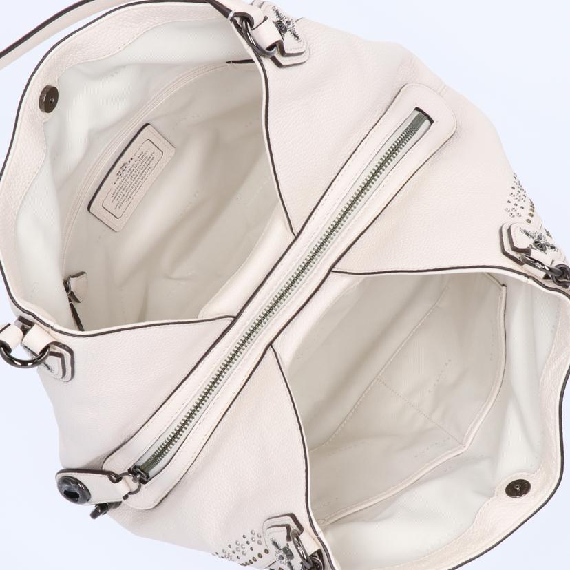 COACH コーチ/レザートート/ホワイト/55544//H1680/Aランク/75