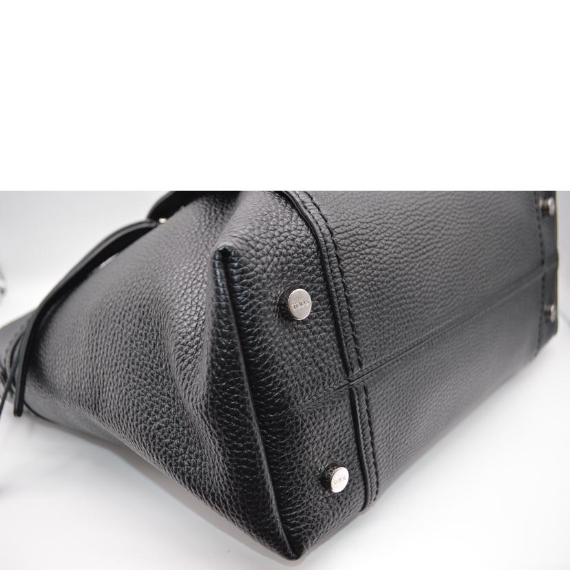 TOD'S トッツ/ダブルTショッピング2wayレザーハンド/XBWD0TA0400//CT **/SAランク/89