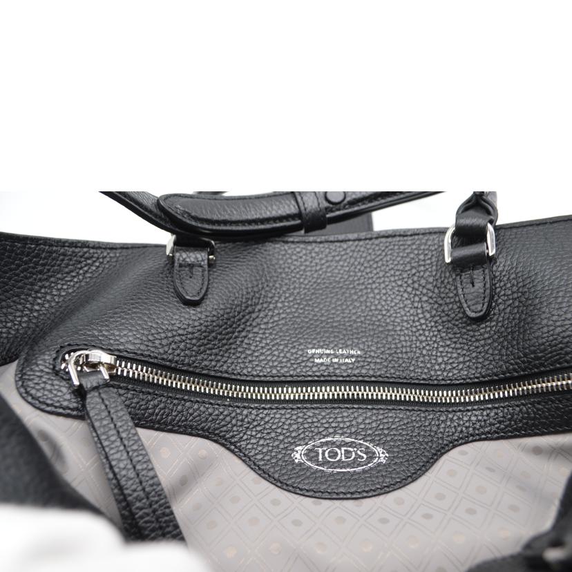 TOD'S トッツ/ダブルTショッピング2wayレザーハンド/XBWD0TA0400//CT **/SAランク/89