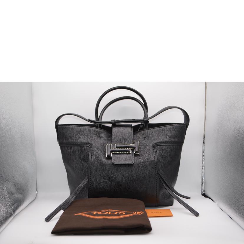 TOD'S トッツ/ダブルTショッピング2wayレザーハンド/XBWD0TA0400//CT **/SAランク/89