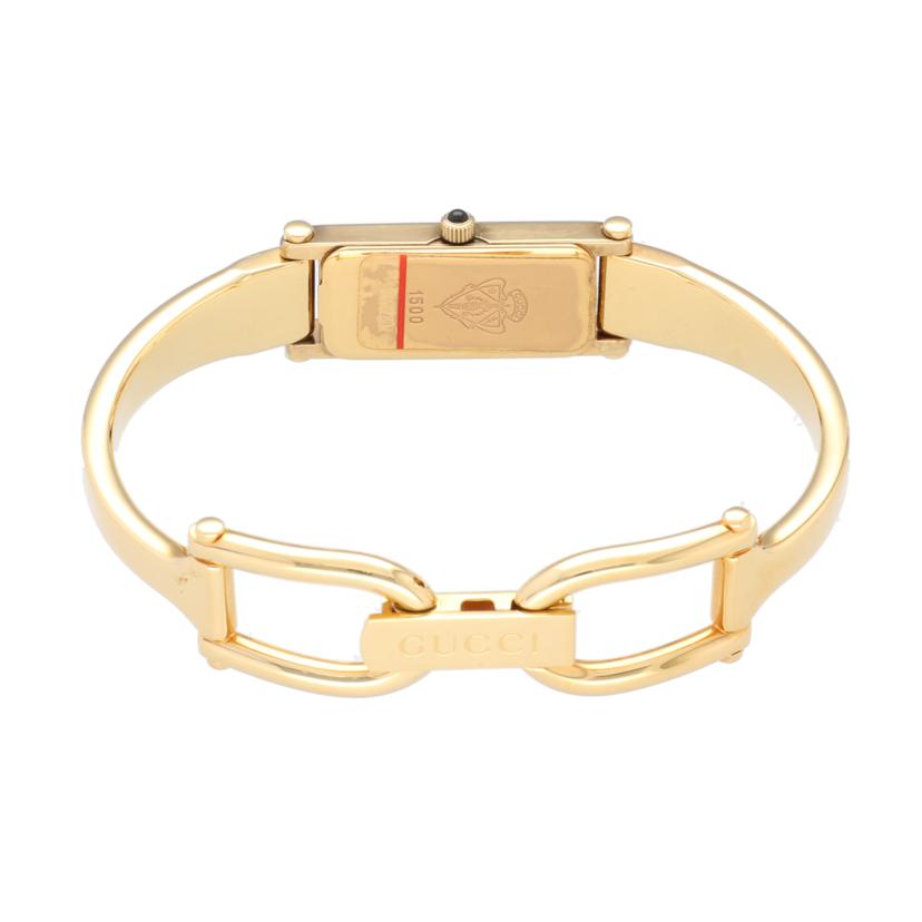 GUCCI グッチ/バングルウォッチ・ゴールド/レディース/クオーツ/1500//044****/ABランク/75