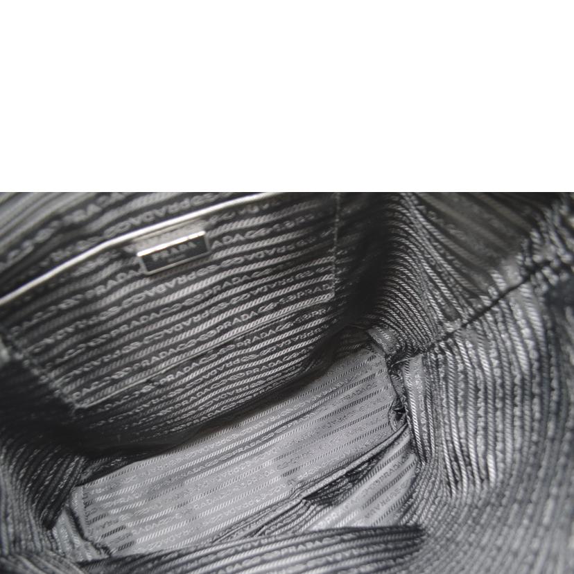 PRADA プラダ/テスートナイロンショルダー2wayレザートート/ネロ/1BG189//191/SAランク/89