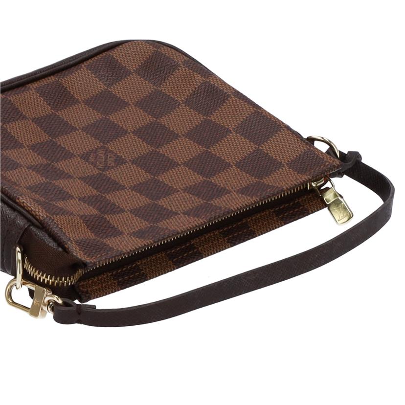 LV ルイヴィトン/トゥルースメイクアップハンドポーチ/ダミエ/エベヌ/N51982//N01908/Bランク/75