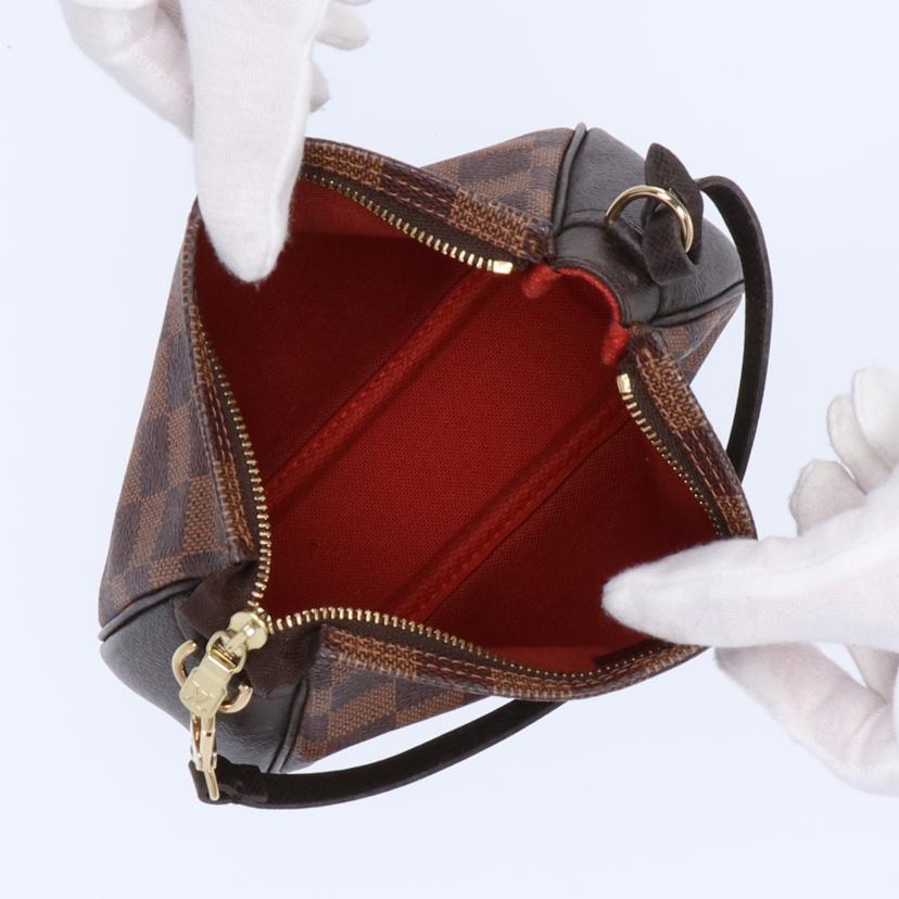 LV ルイヴィトン/トゥルースメイクアップハンドポーチ/ダミエ/エベヌ/N51982//N01908/Bランク/75