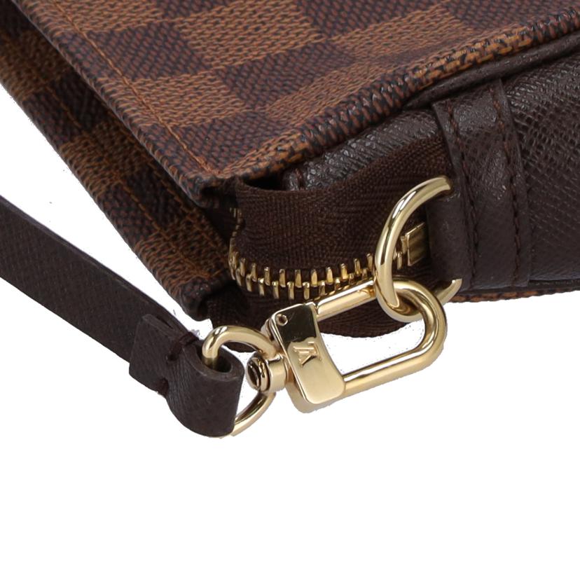 LV ルイヴィトン/トゥルースメイクアップハンドポーチ/ダミエ/エベヌ/N51982//N01908/Bランク/75