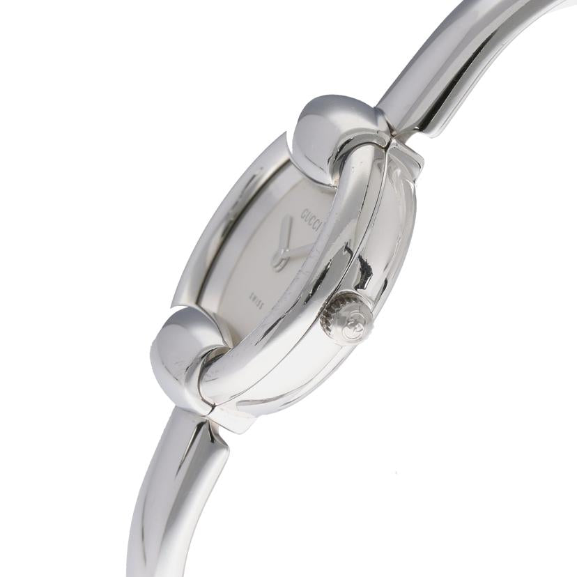GUCCI グッチ/ラウンドフェイス・バングルウォッチ・シルバー/クオーツ/1400L//013****/Bランク/75