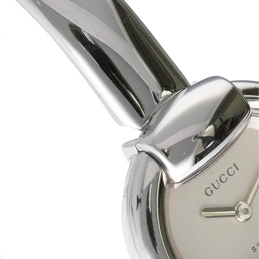 GUCCI グッチ/ラウンドフェイス・バングルウォッチ・シルバー/クオーツ/1400L//013****/Bランク/75