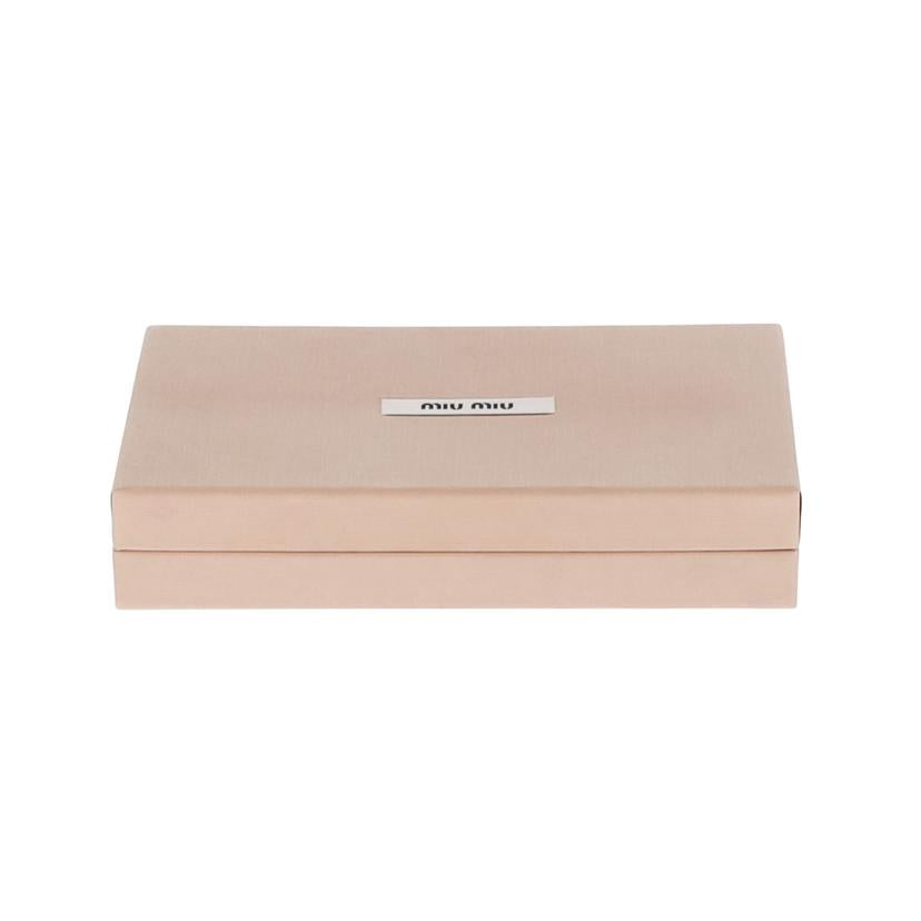 MIUMIU MIUMIU/ココリュクスラウンドジップロングウォレット/5M0506//204/ABランク/75