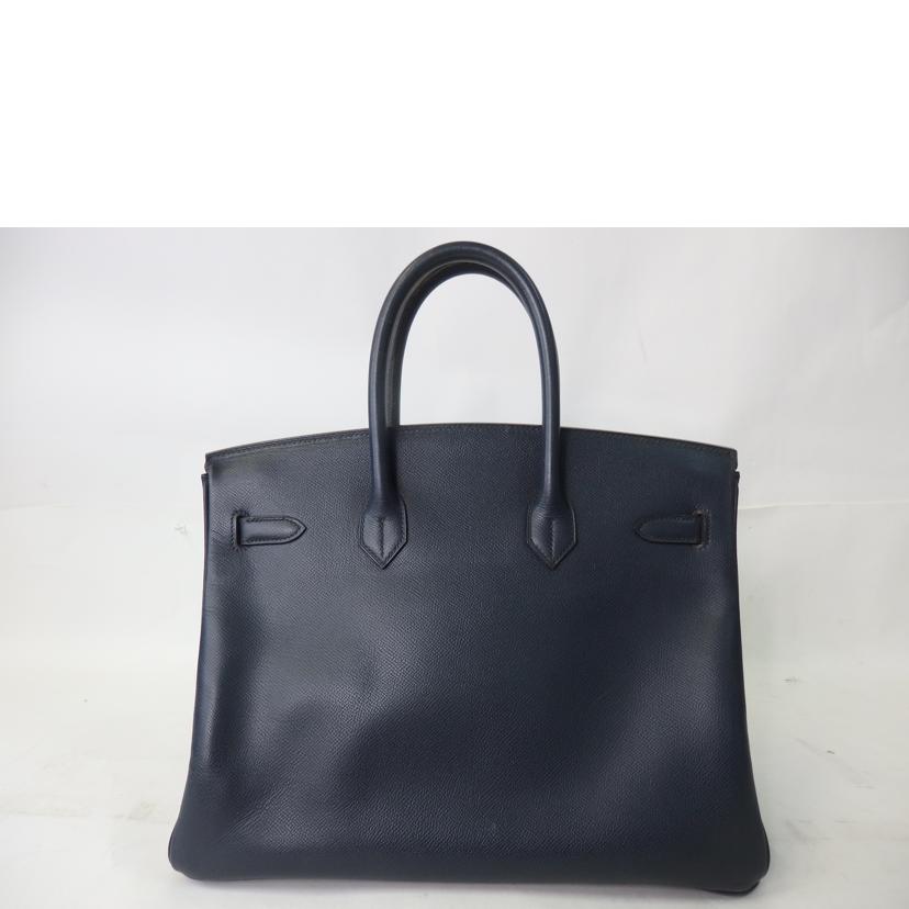 HERMES エルメス/バーキン35/ネイビーカラー/ゴールド金具//□A刻*/Bランク/84