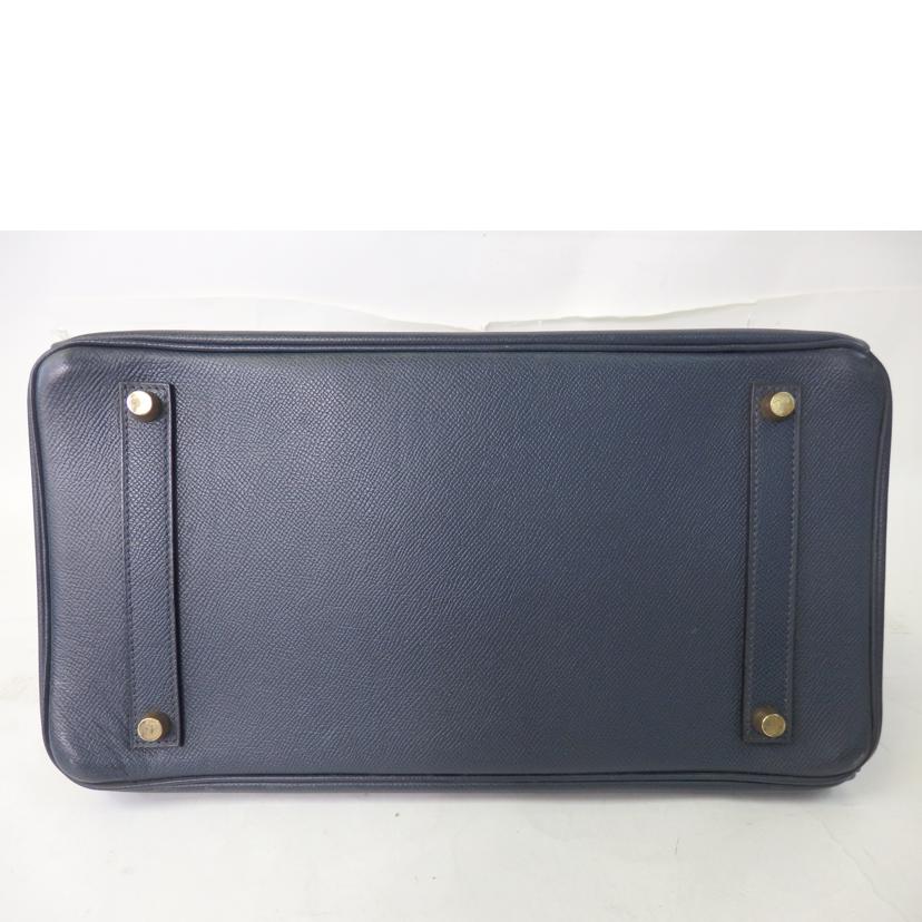 HERMES エルメス/バーキン35/ネイビーカラー/ゴールド金具//□A刻*/Bランク/84