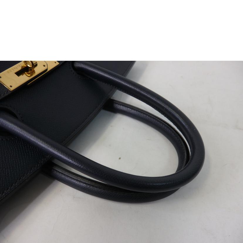 HERMES エルメス/バーキン35/ネイビーカラー/ゴールド金具//□A刻*/Bランク/84