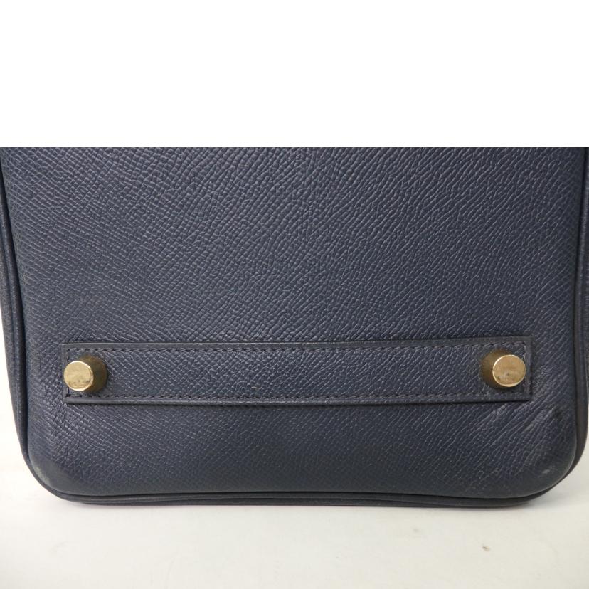HERMES エルメス/バーキン35/ネイビーカラー/ゴールド金具//□A刻*/Bランク/84