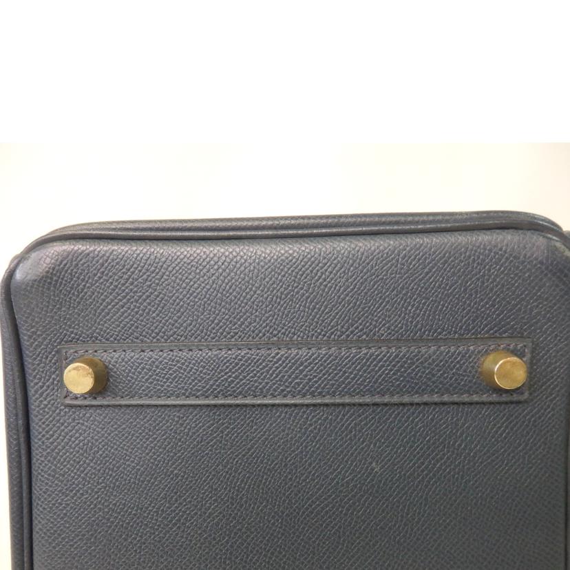 HERMES エルメス/バーキン35/ネイビーカラー/ゴールド金具//□A刻*/Bランク/84