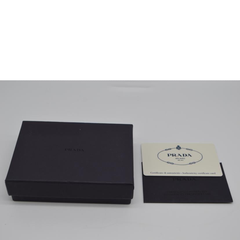 PRADA プラダ/テスートクロコエンボスレザーキーケース6/ネロ/1M0222//SAランク/89