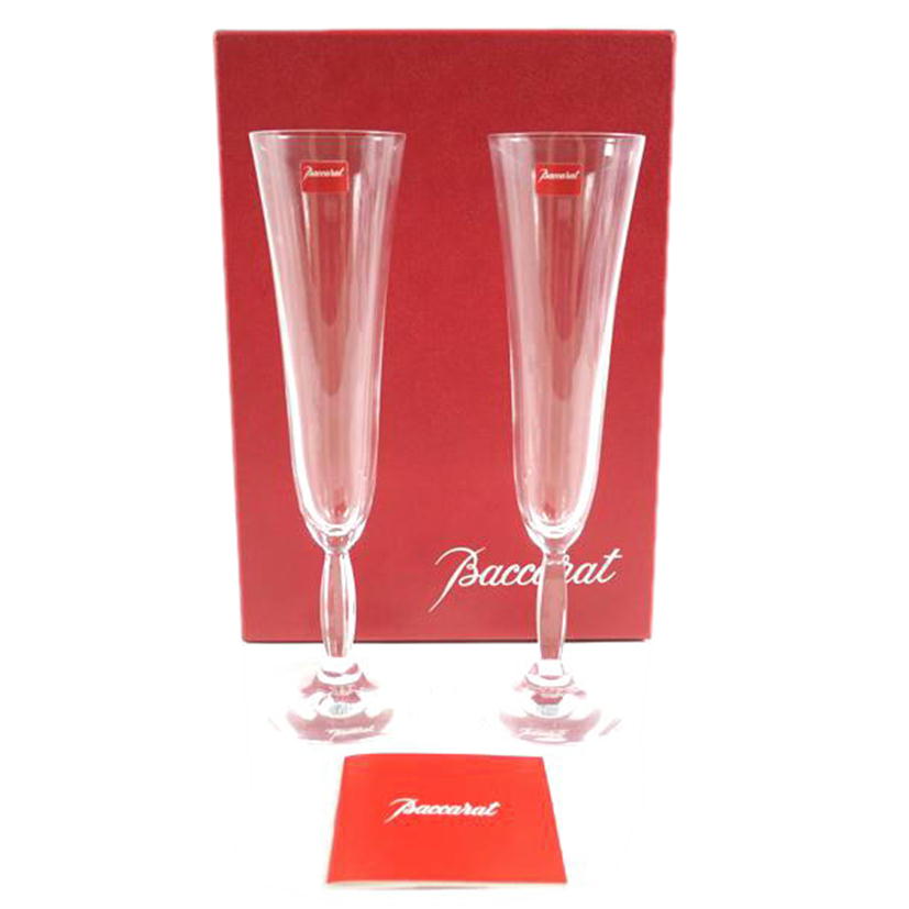 Baccarat バカラ/Baccarat オンドペアシャンパンフルートグラス//SAランク/79