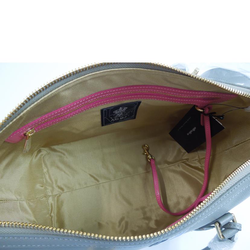 ADMJ エーディーエムジェー/ADMJ 2wayハンドバッグ グレー//SAランク/83