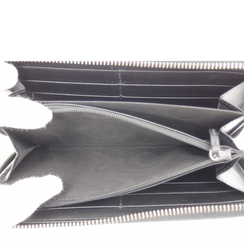 GUCCI グッチ 長財布 ラウンドファスナー 黒 メンズ レディース/アヴェル・シグネチャーレザー・ラウンドジップ長財布/307987//525040/Aランク/69