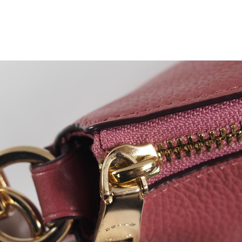 COACH コーチ/クロスボディバッグ/メイファイル ペブルドレザー/ダークピンク/F34823//ABランク/79