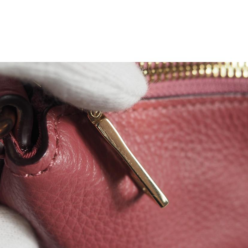 COACH コーチ/クロスボディバッグ/メイファイル ペブルドレザー/ダークピンク/F34823//ABランク/79