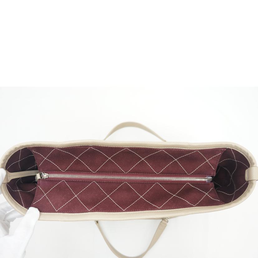 CHANEL シャネル/マトラッセ キャビアスキンチェーントート/A92754 Y10463//20788457/ABランク/09