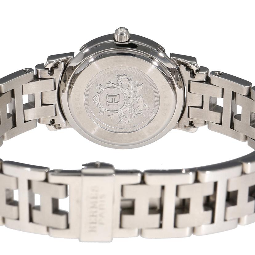 HERMES エルメス/クリッパー・グレー/レディース/クオーツ/CL4.210//137****/ABランク/75