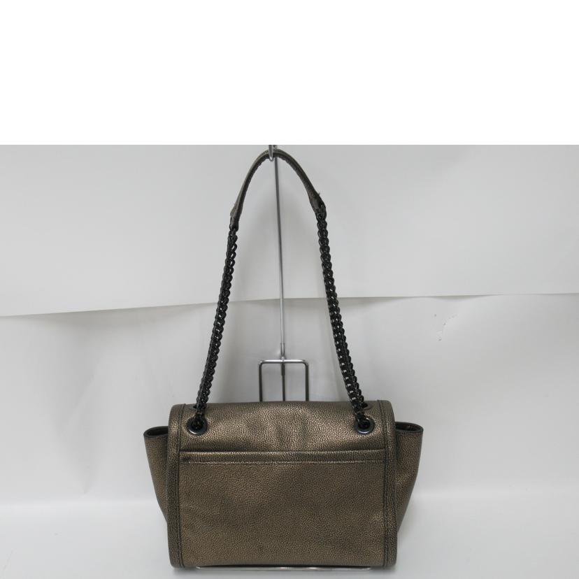 COACH/チェーンショルダー/メタリックゴールド/レザー/33553//H14**/Aランク/63